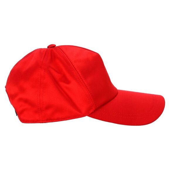 Miu Miu Logo Patch Baseball Cap in Red Canvas - Picture 11 of 12